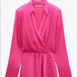 Zara Button Wrap Dress NWT!!!